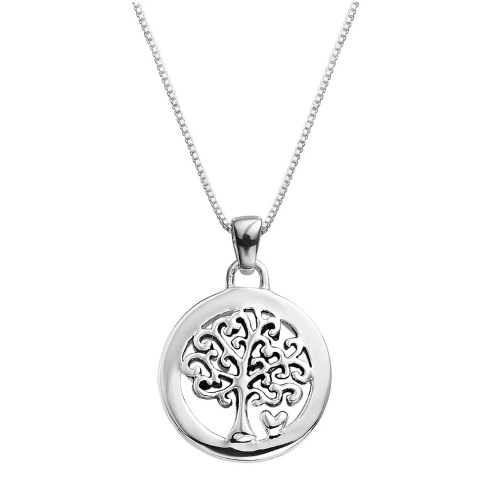 Sterling silver family tree necklace.  Price reduced!